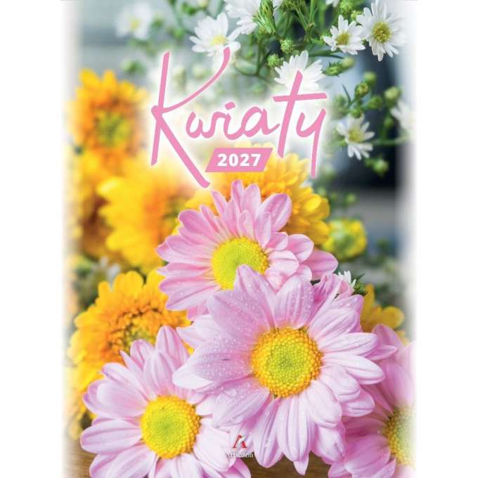 Kalendarz 2027 wieloplanszowy B4 Kwiaty